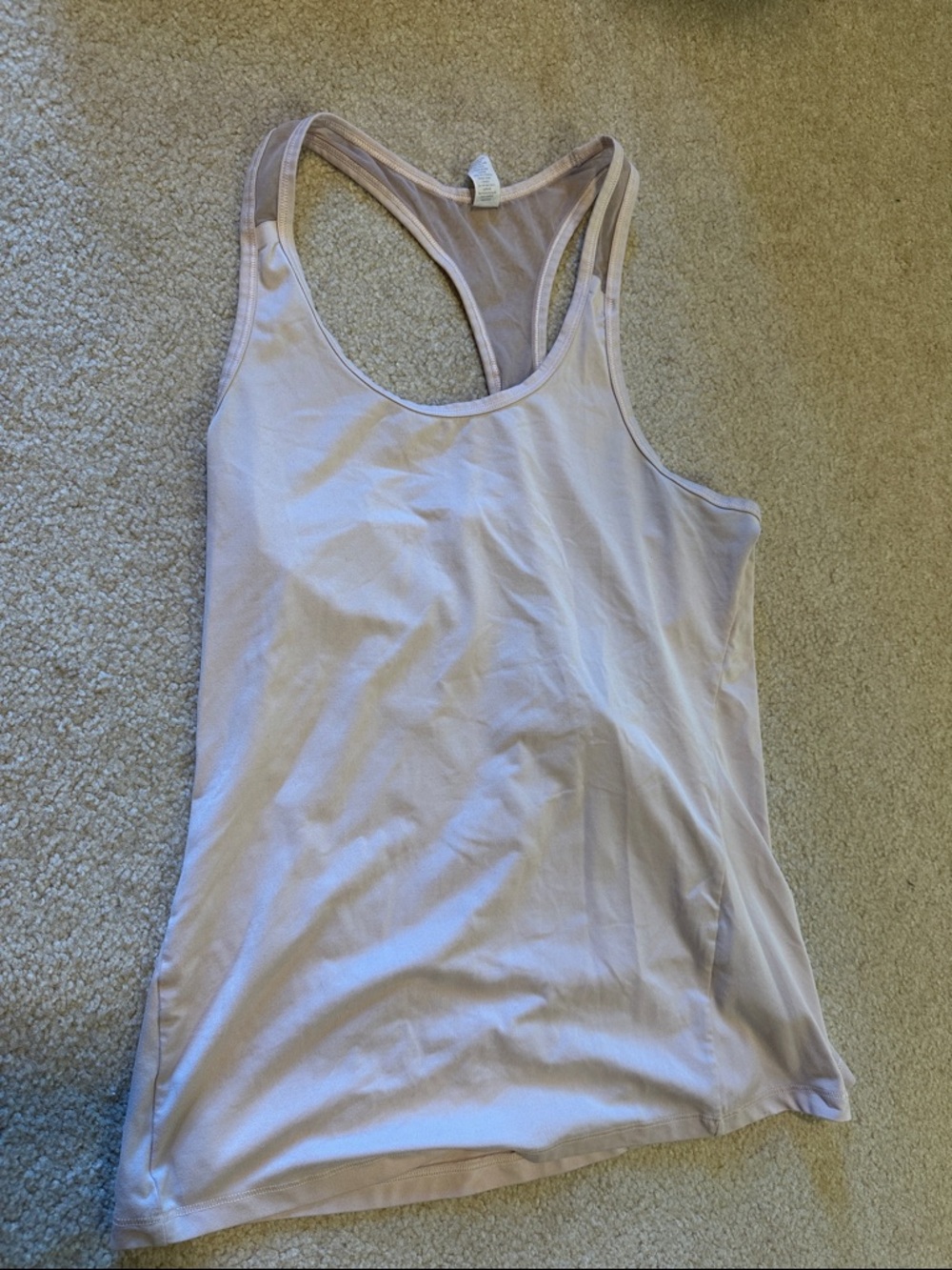 Athleta Light Pink Racerback Tank